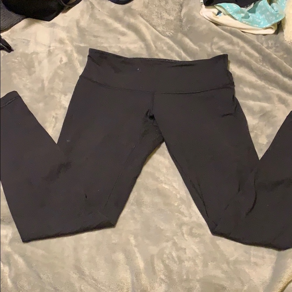 25” black lululemon leggings